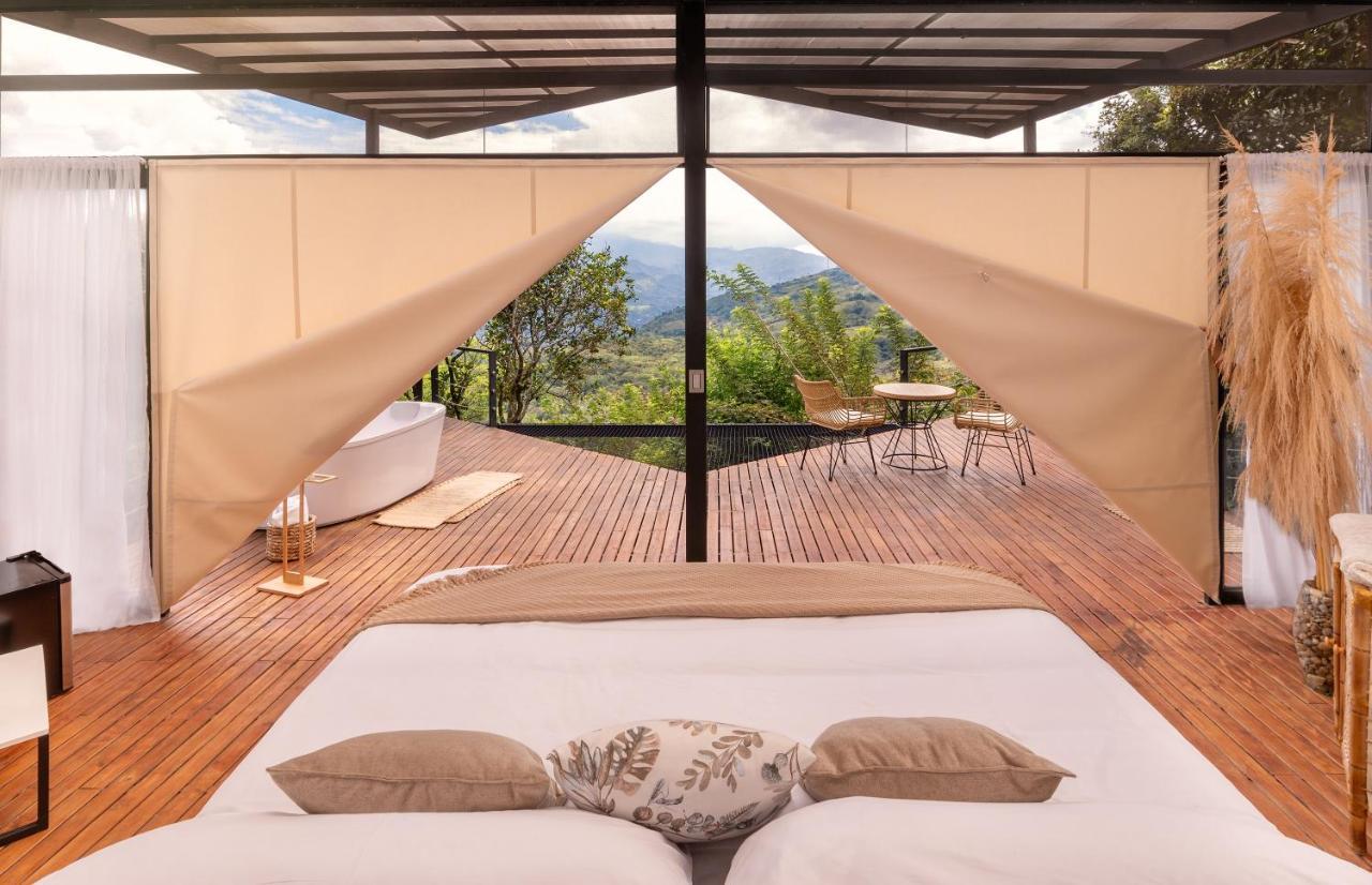 Santuario Luxury Eco Hotel Villeta Bagian luar foto