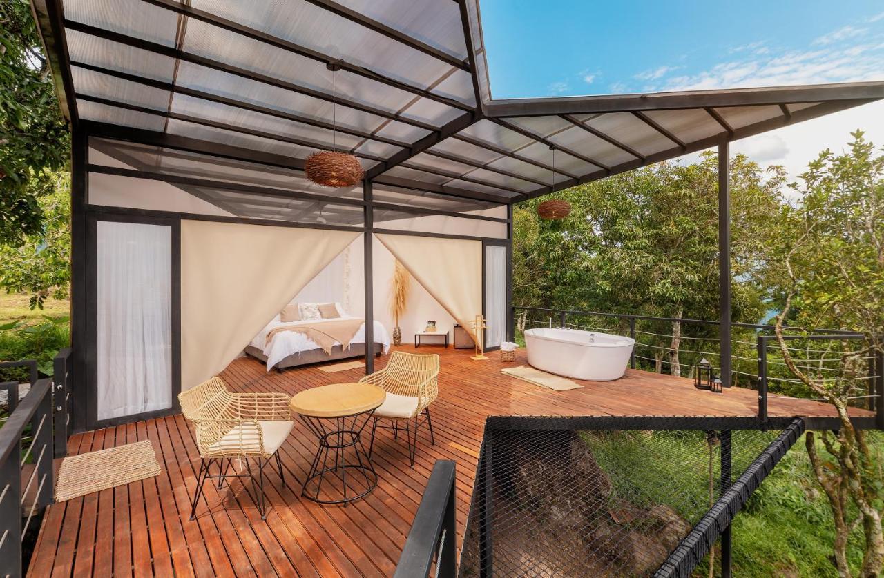 Santuario Luxury Eco Hotel Villeta Bagian luar foto